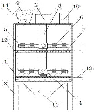 Universal crusher suitable for seed processing and operation method of universal crusher