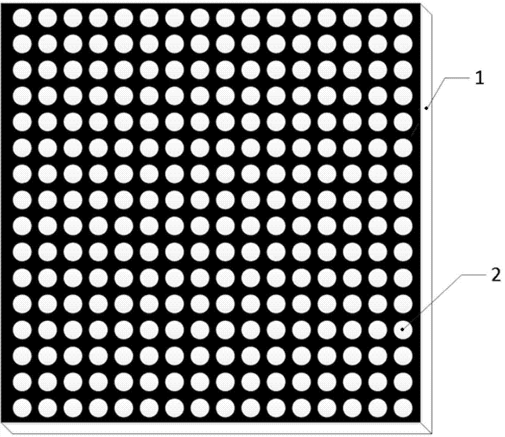 Integrated LED (light emitting diode) display unit panel with large viewing angle