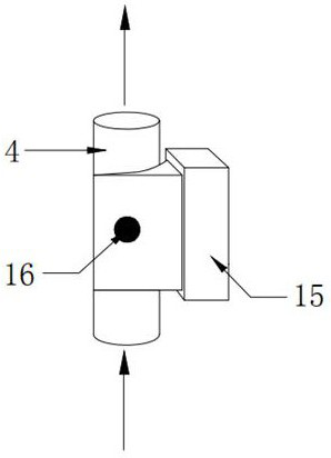 Electric soldering iron heating type rapid thermal fatigue test device and test method