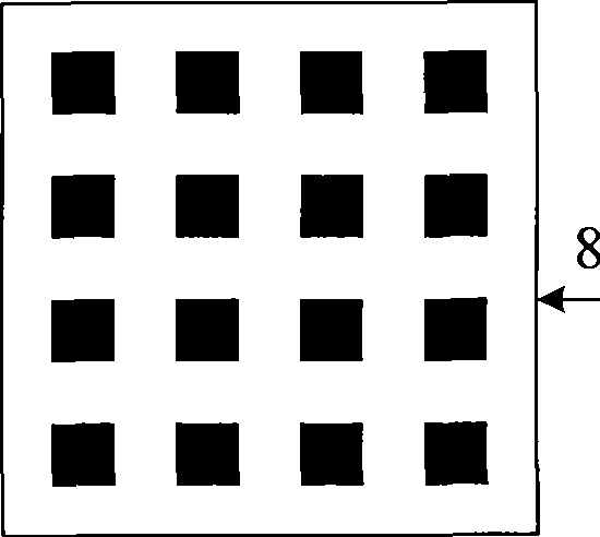 Mirror image type structure light vision measuring systems and measurement method