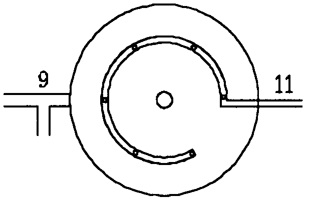 Deposition and biological filter combined water purification system