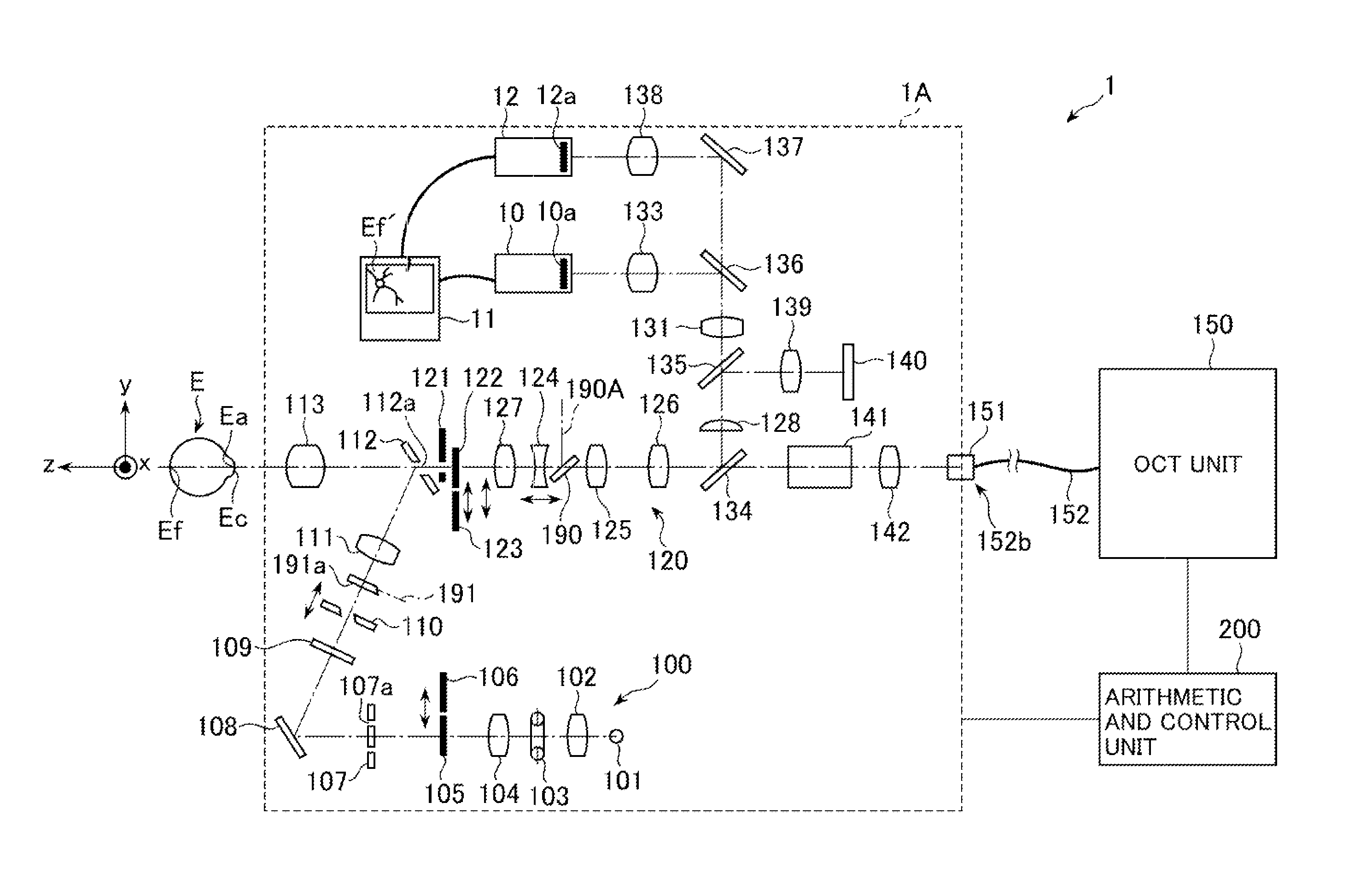 Optical image measuring device and control method thereof