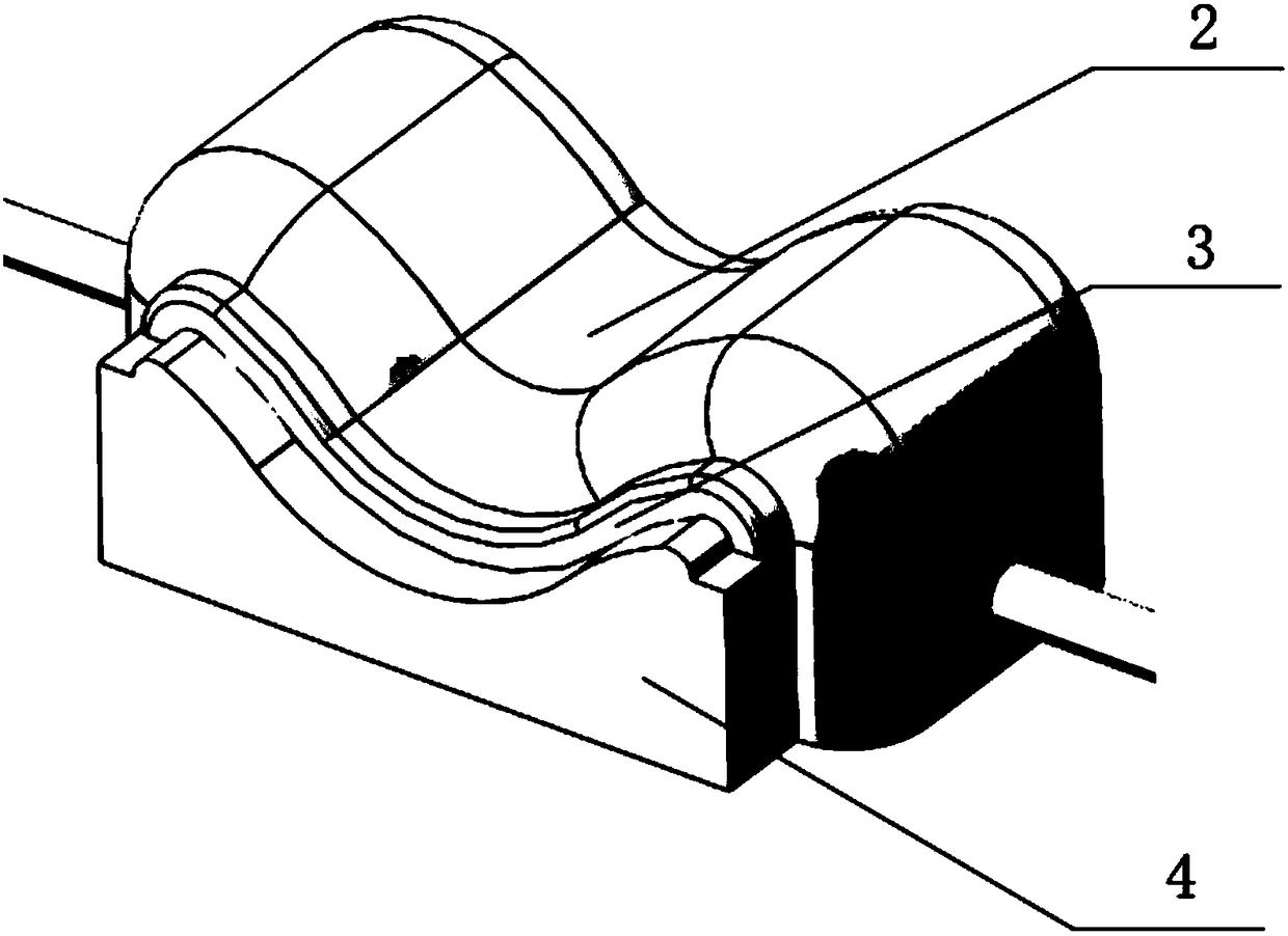 Turbulent flow simulation polishing device and method for artificial joint-like surface