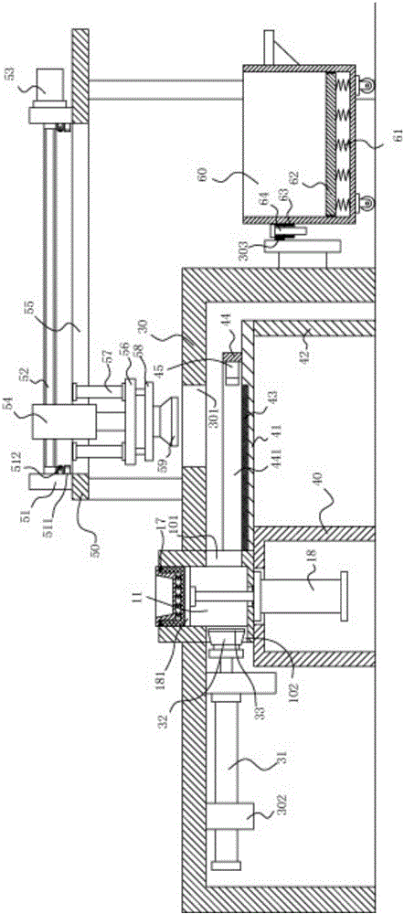 Grabbing device of metal waste block conveying mechanism