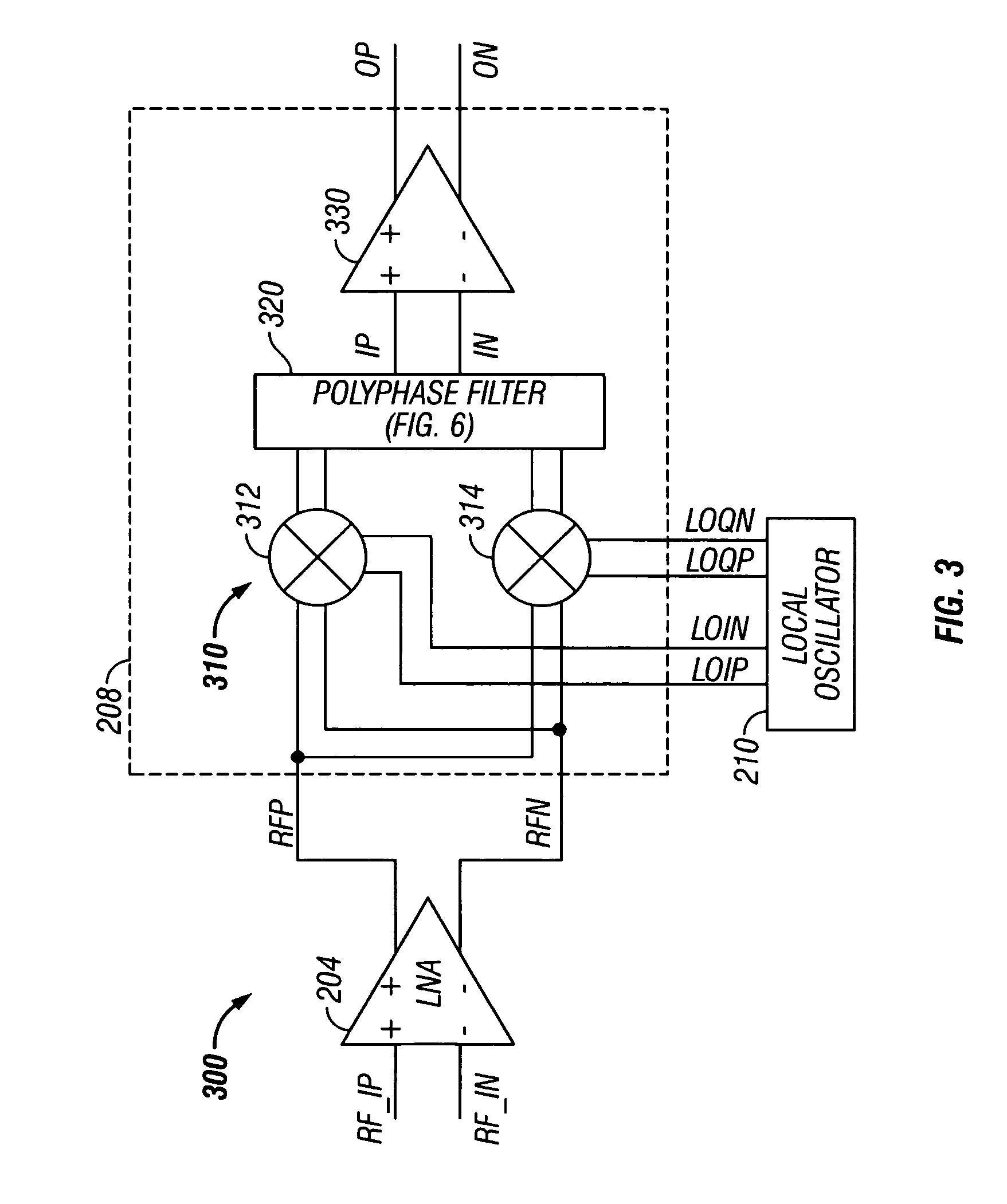 Low noise image reject mixer and method therefor