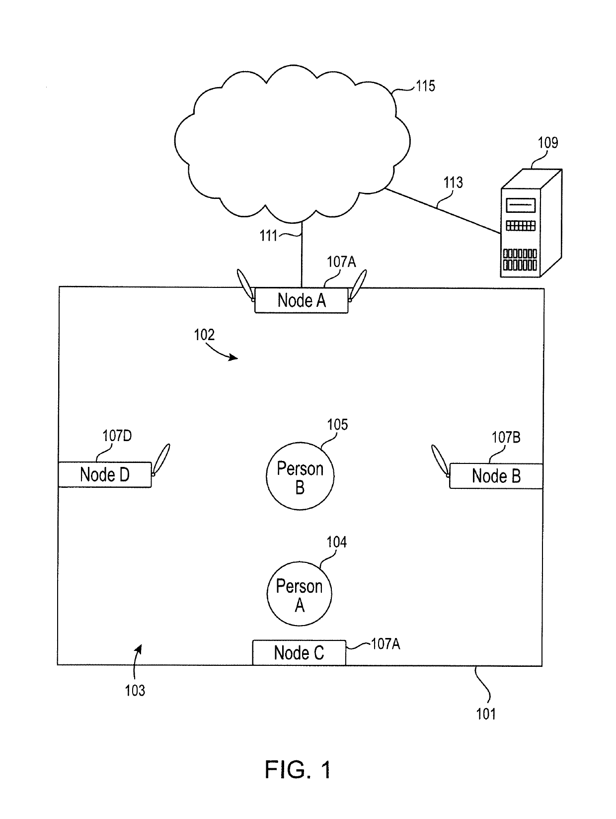 Detecting location within a network