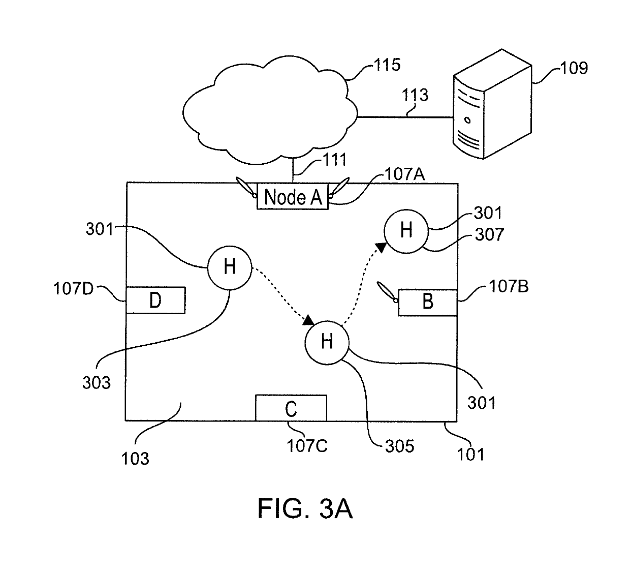 Detecting location within a network