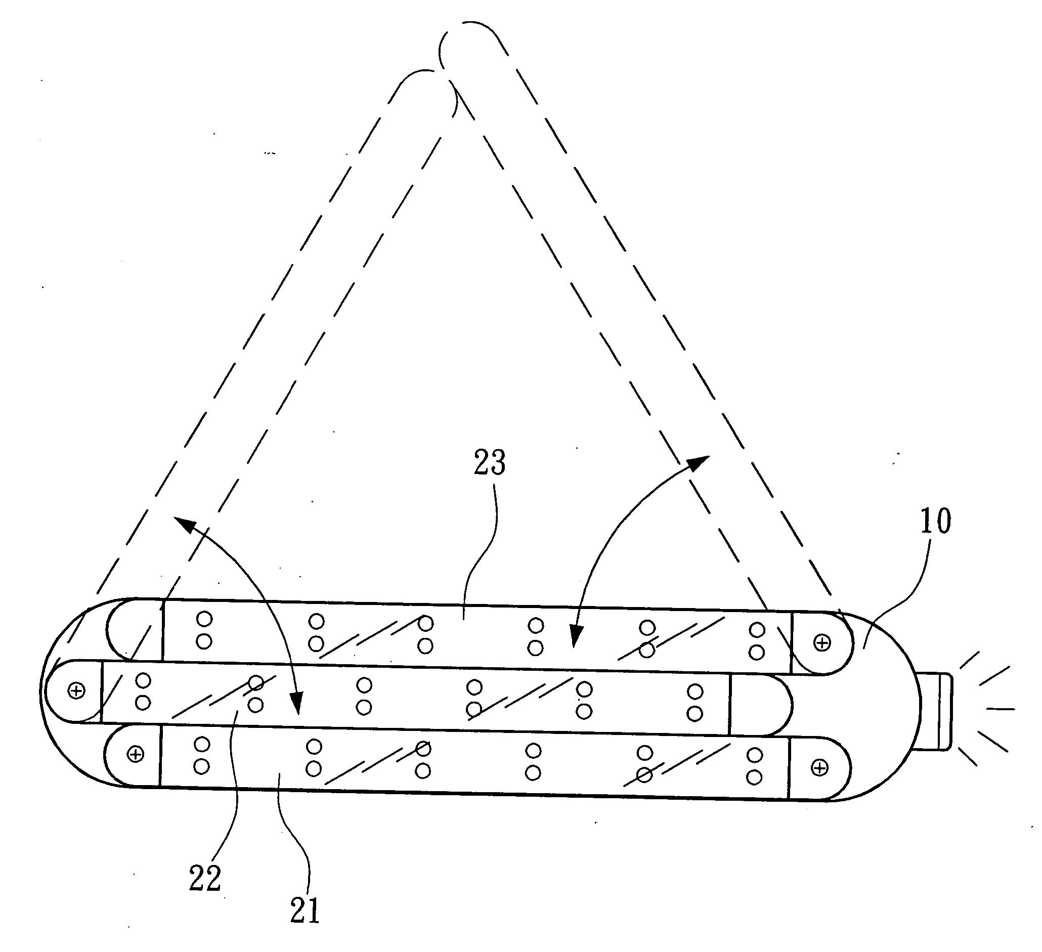 Mobile signal light set