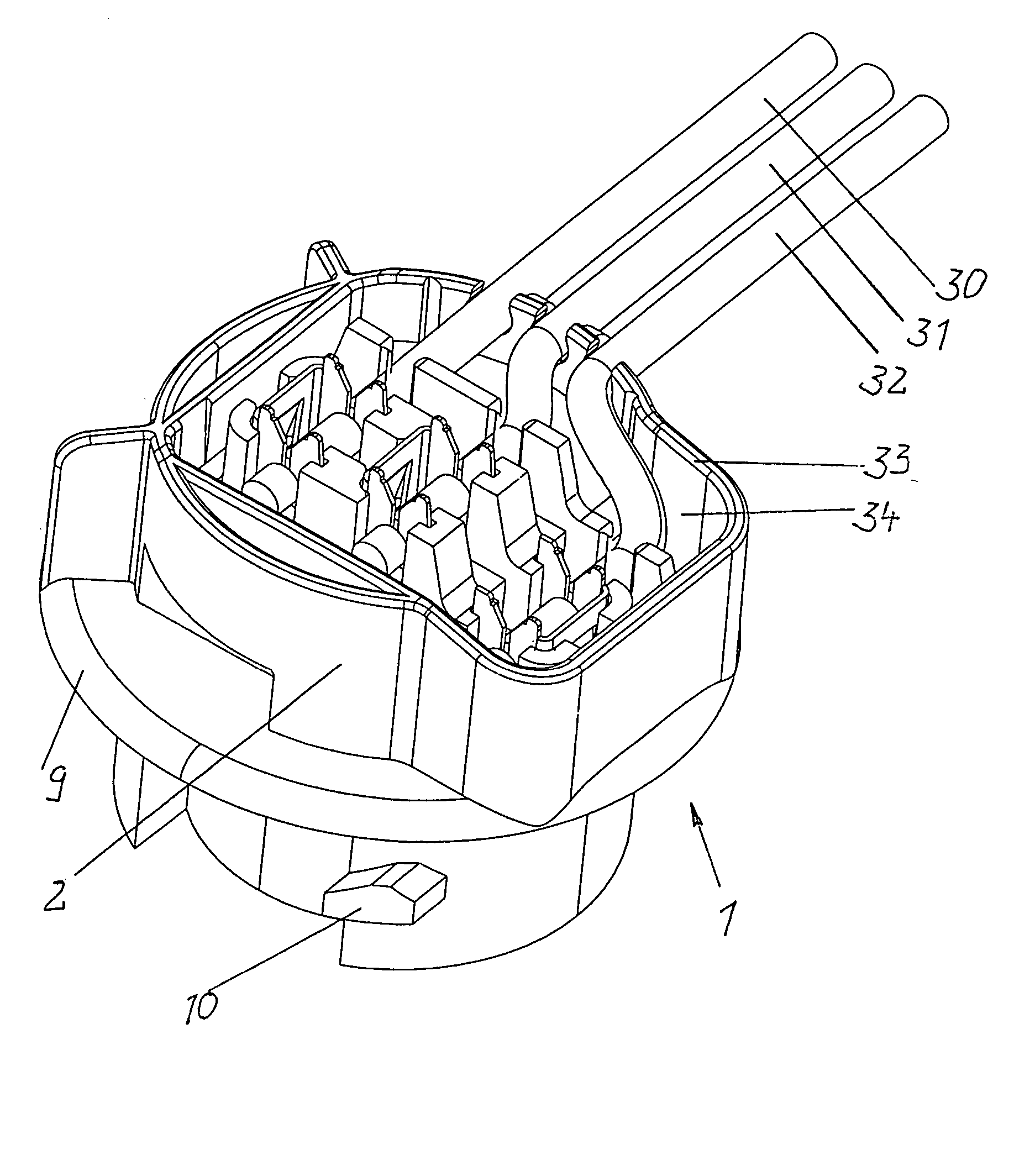 Light bulb socket for motor vehicle lamps