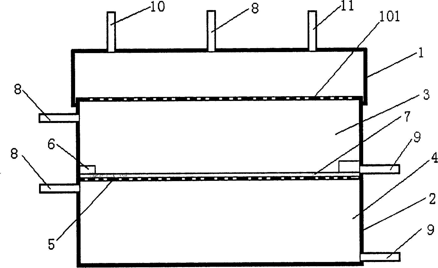 Method for fabricating activated artificial skin tissue in bilayer by using bioreactor