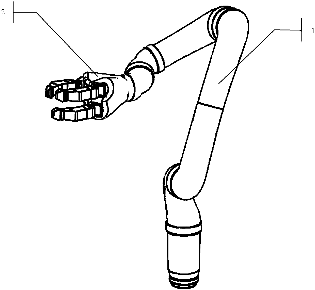 Solution to redundant mechanical arm end effector posture keeping