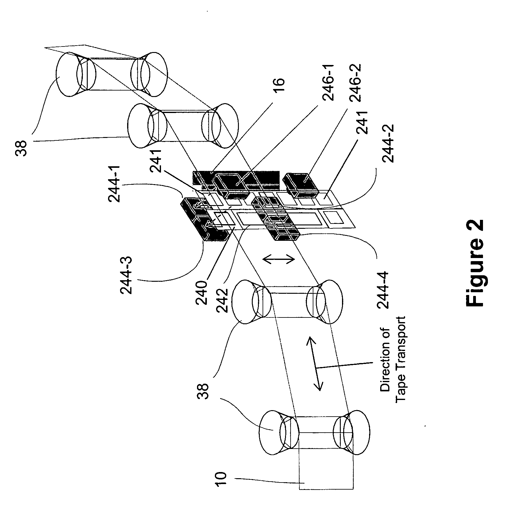 Multiple format magnetic storage media drive