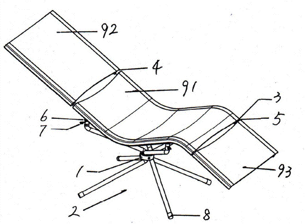 Portable beach chair