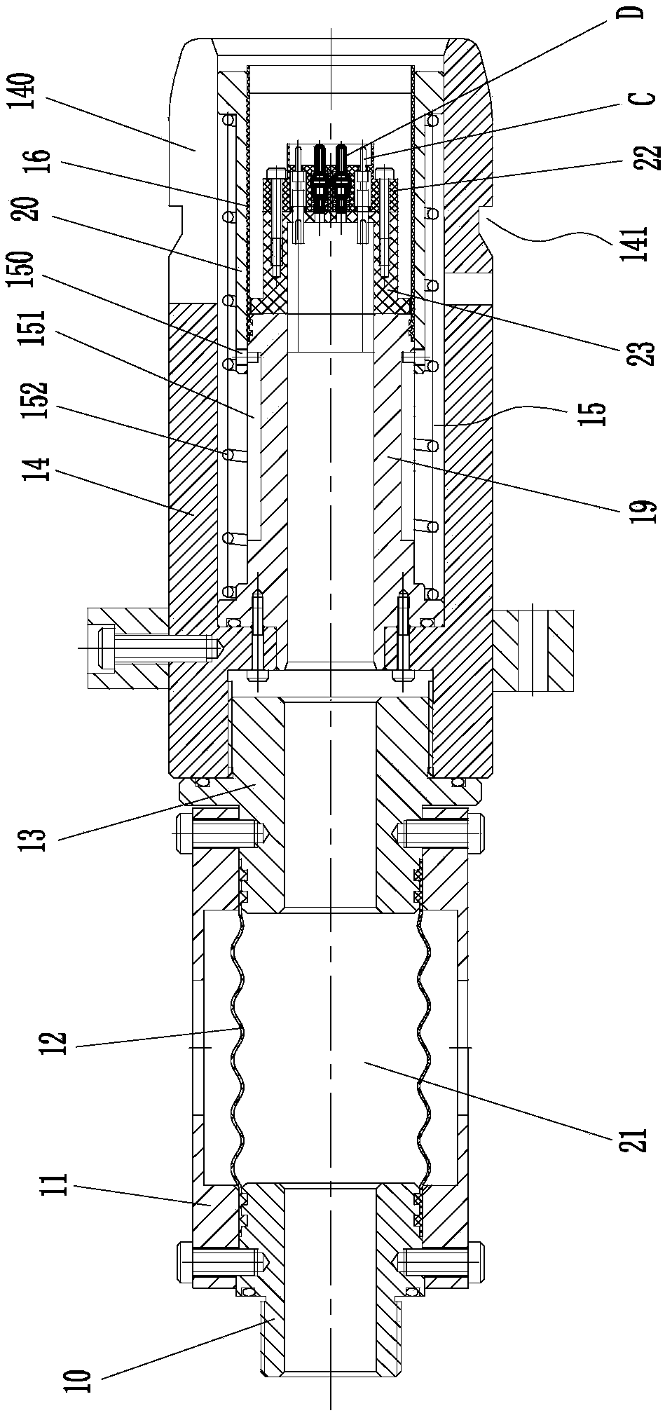 Photoelectric composite underwater plug connector