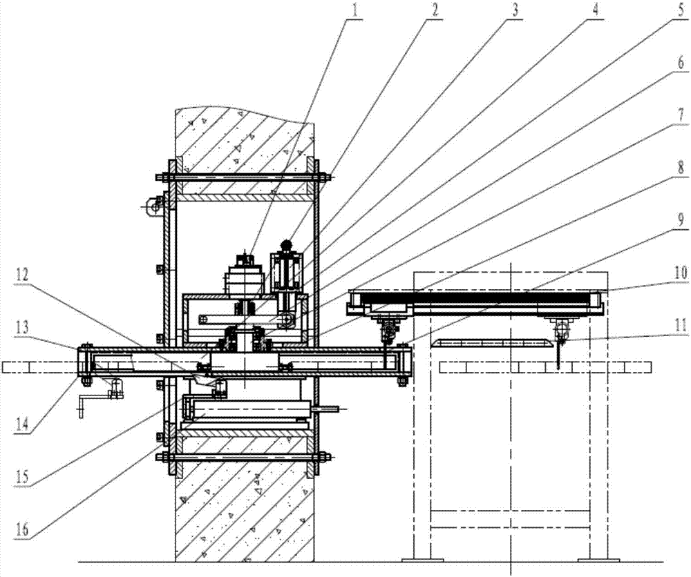 Rotary-type antiknock conveying device