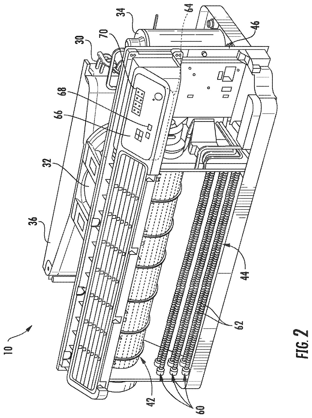 Make-up air flow restrictor for a packaged terminal air conditioner unit