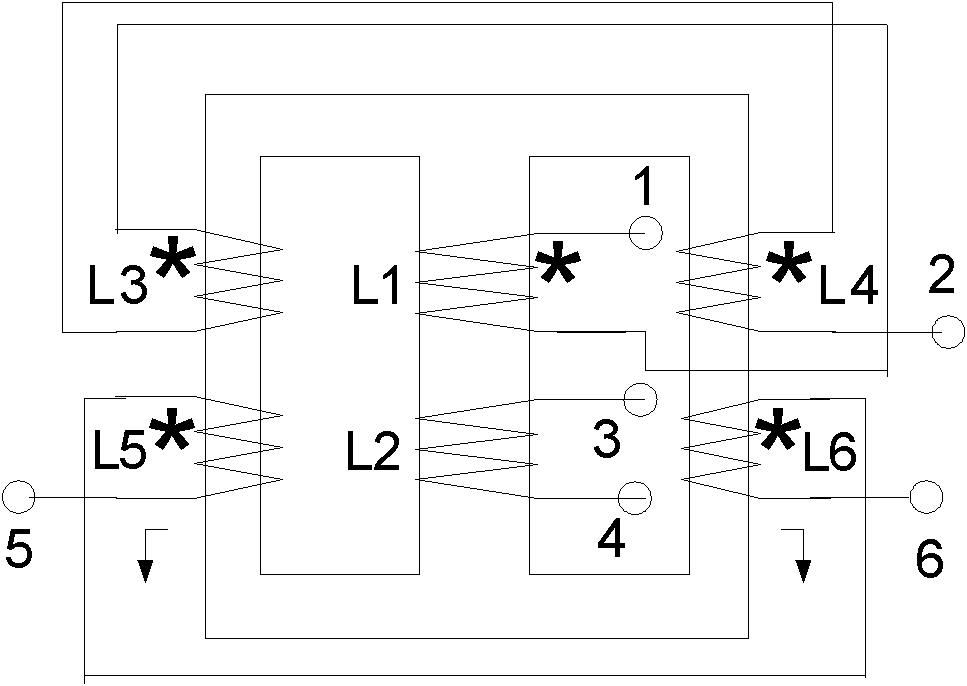 Continuously controllable transformer