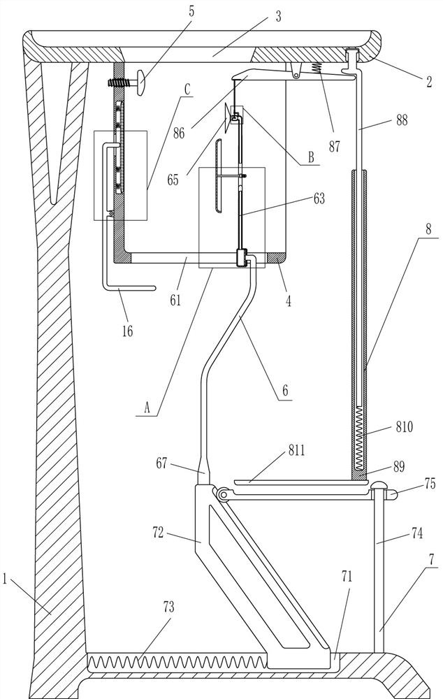 Automatic opening device for plastic shopping bags