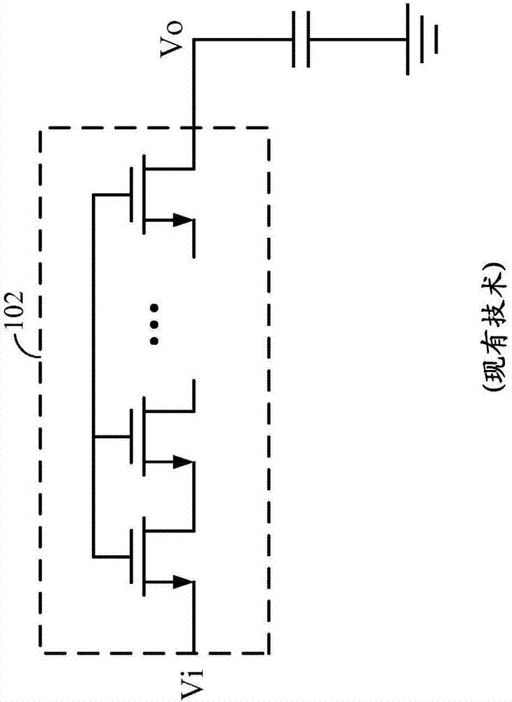 Subthreshold metal oxide semiconductor for large resistance