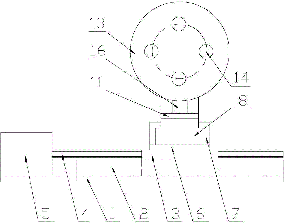 Clamping device of numerical control machine tool