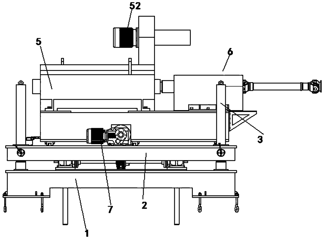 Tractor loading running-in test stand