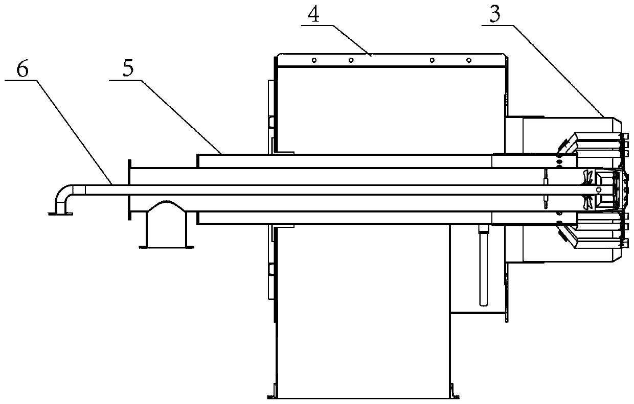 Multi-grade air combustion-supporting ultra-low-nitrogen combustor