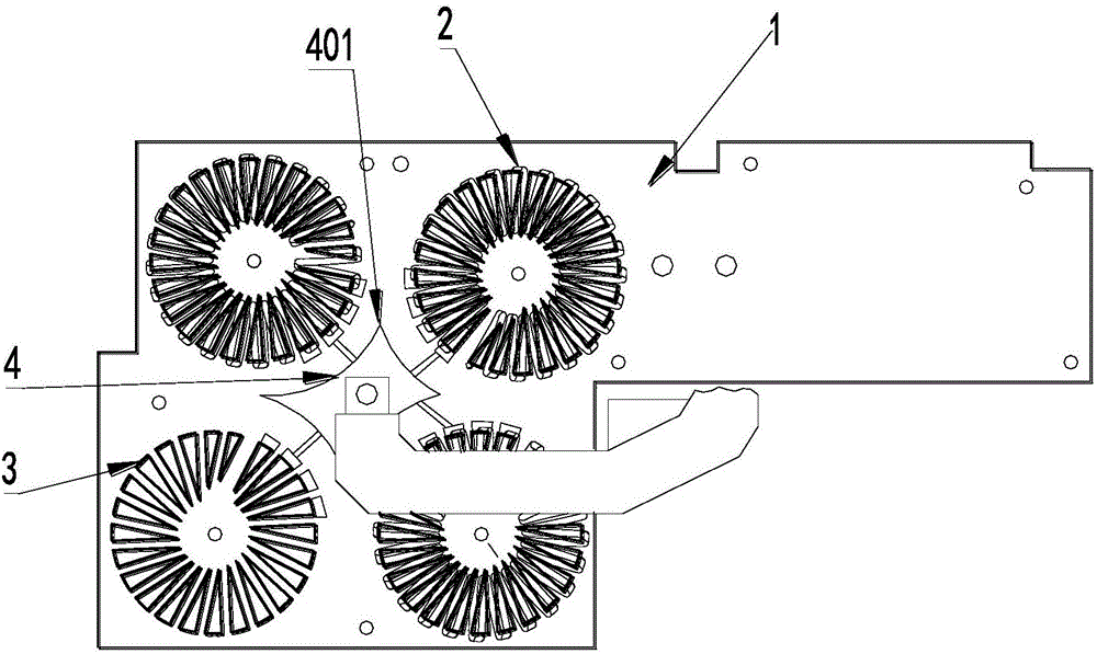 Array-type adjustable cage-type PCB inductor