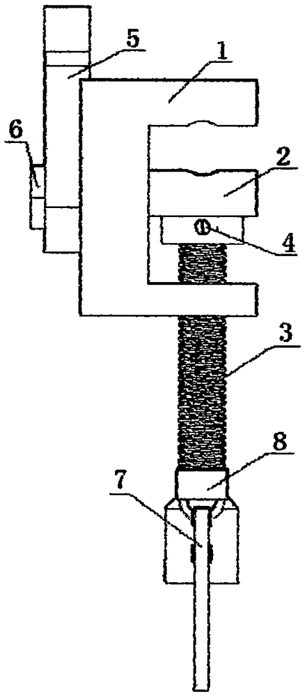 Connector specially for substation grounding wire ground end