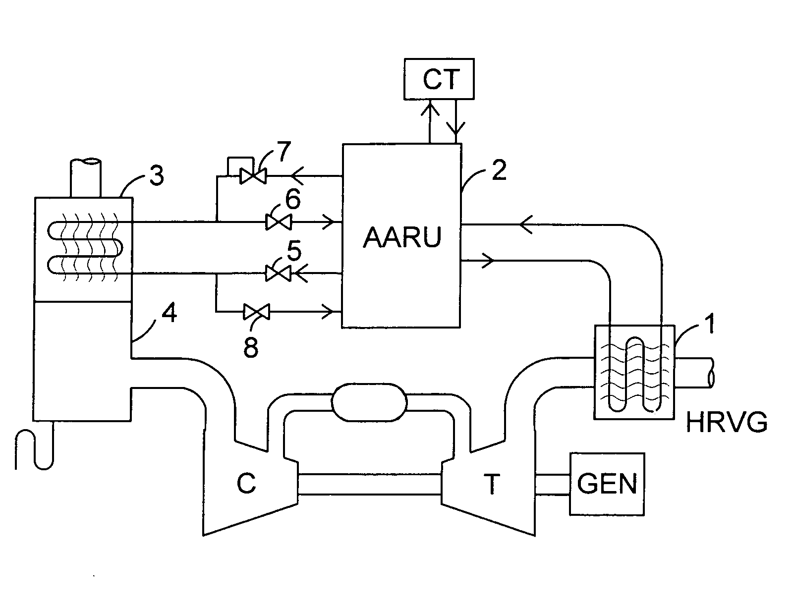 Thermally powered turbine inlet air chiller heater