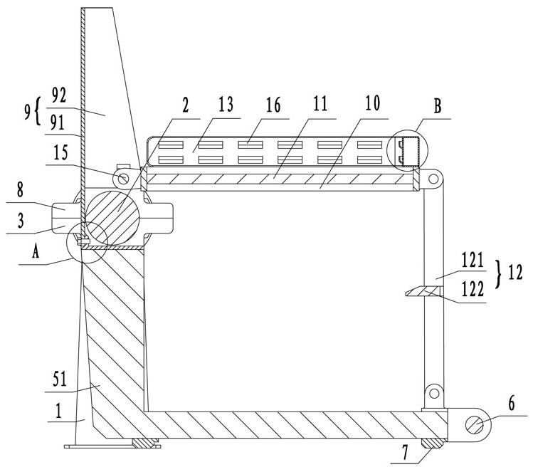 Casting sand box turnover machine