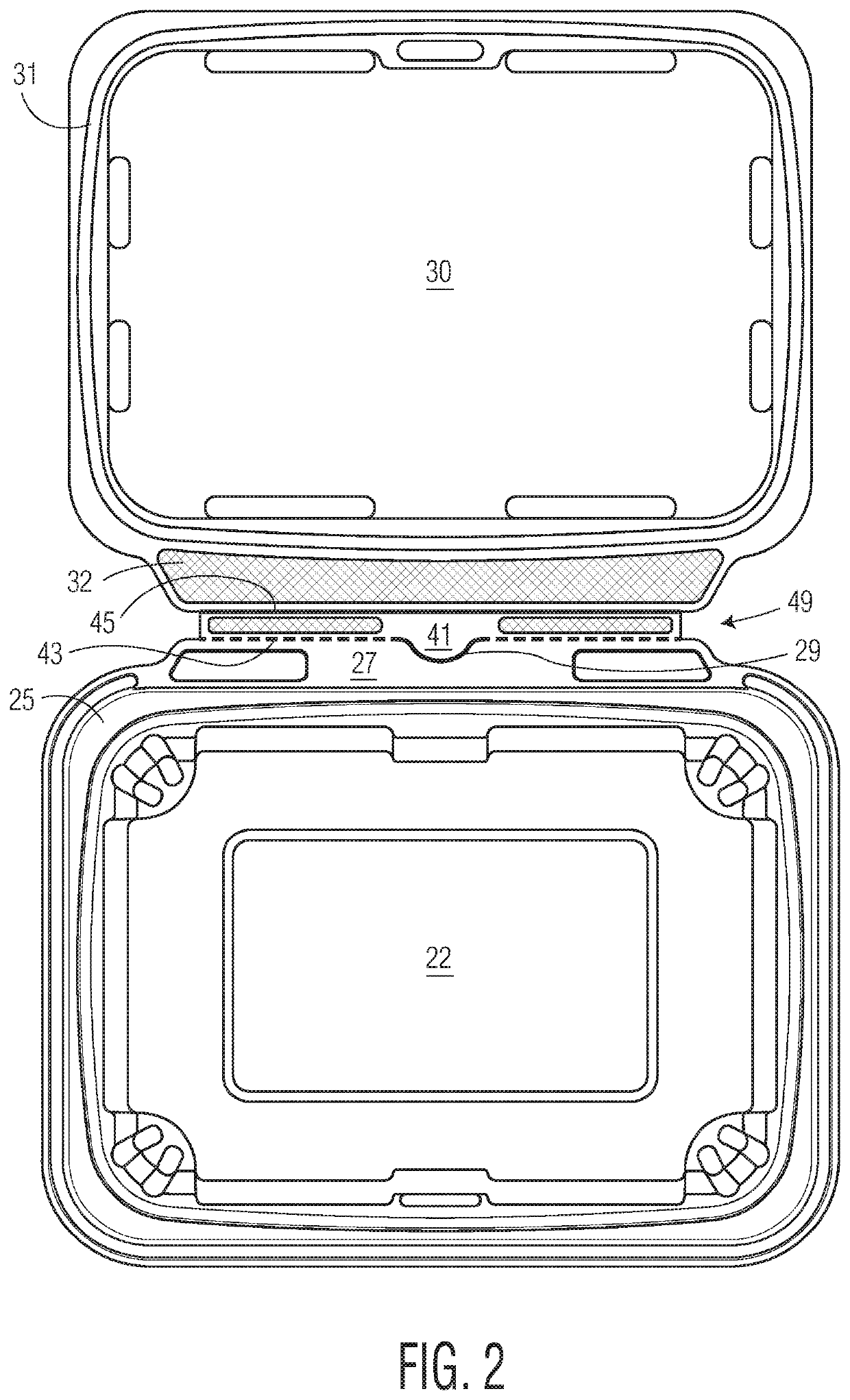 Plastic container with tamper-evident closing system