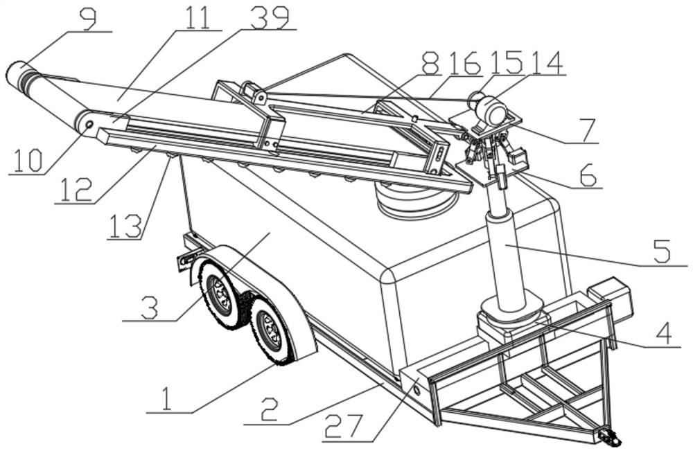 A cleaning device for solar panels