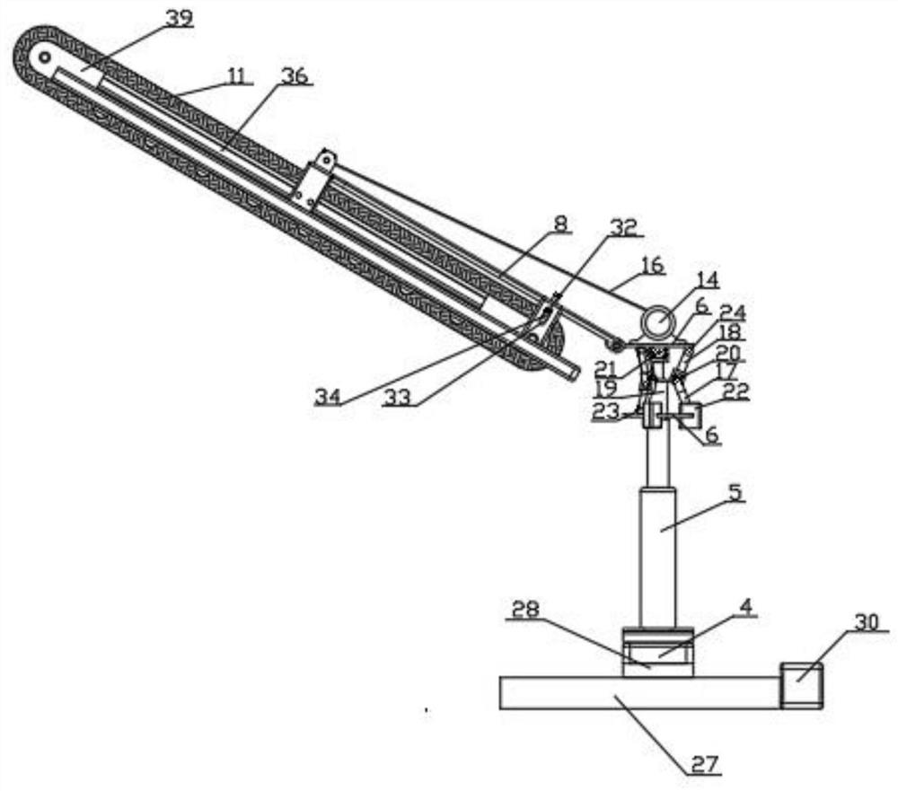 A cleaning device for solar panels