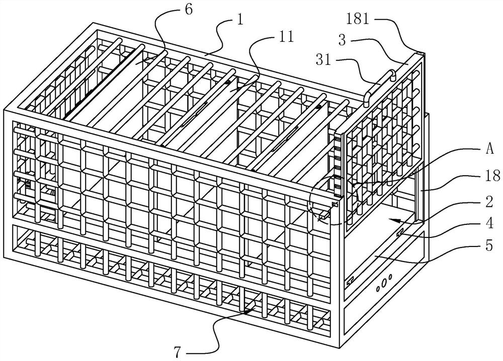 A convenient transfer animal cage