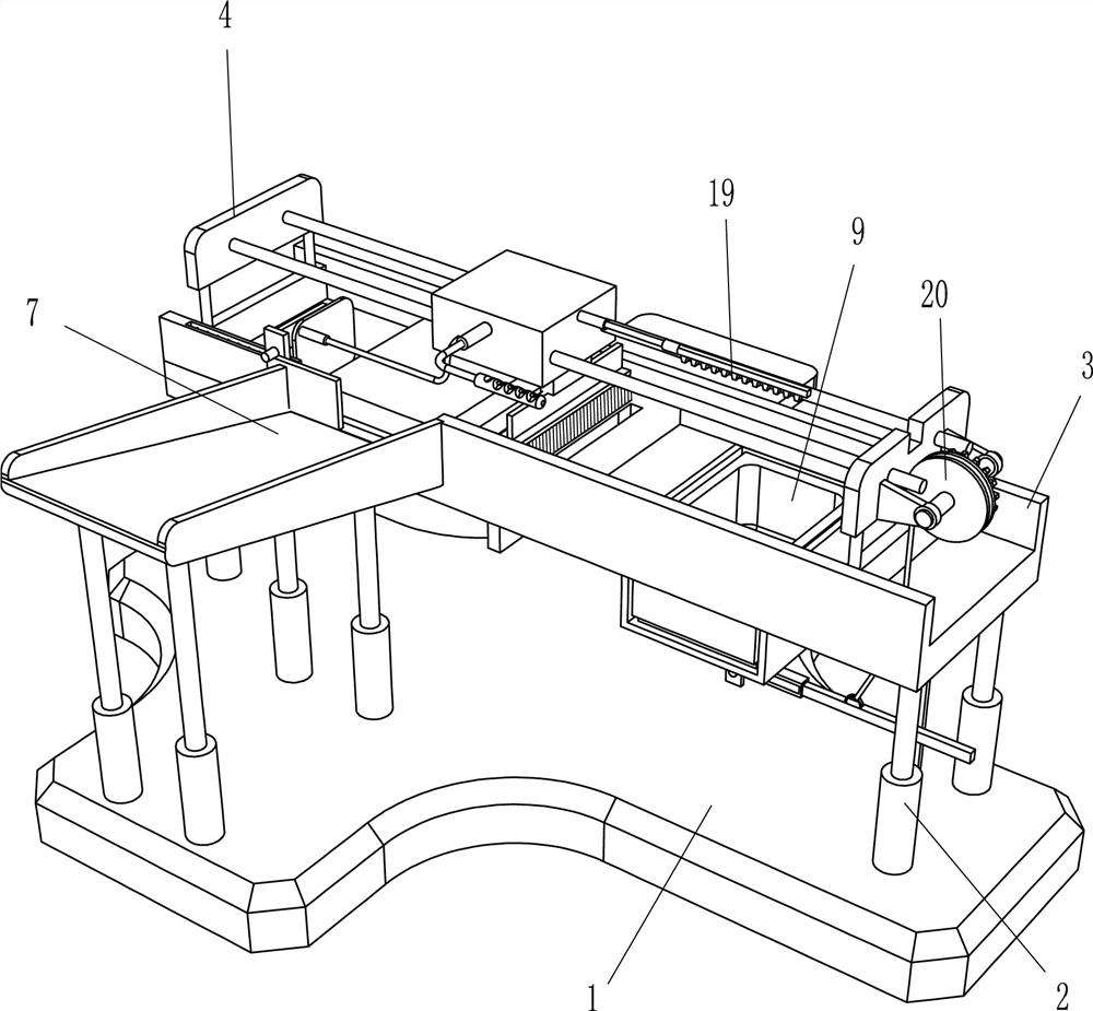 A wood surface gluing mechanism