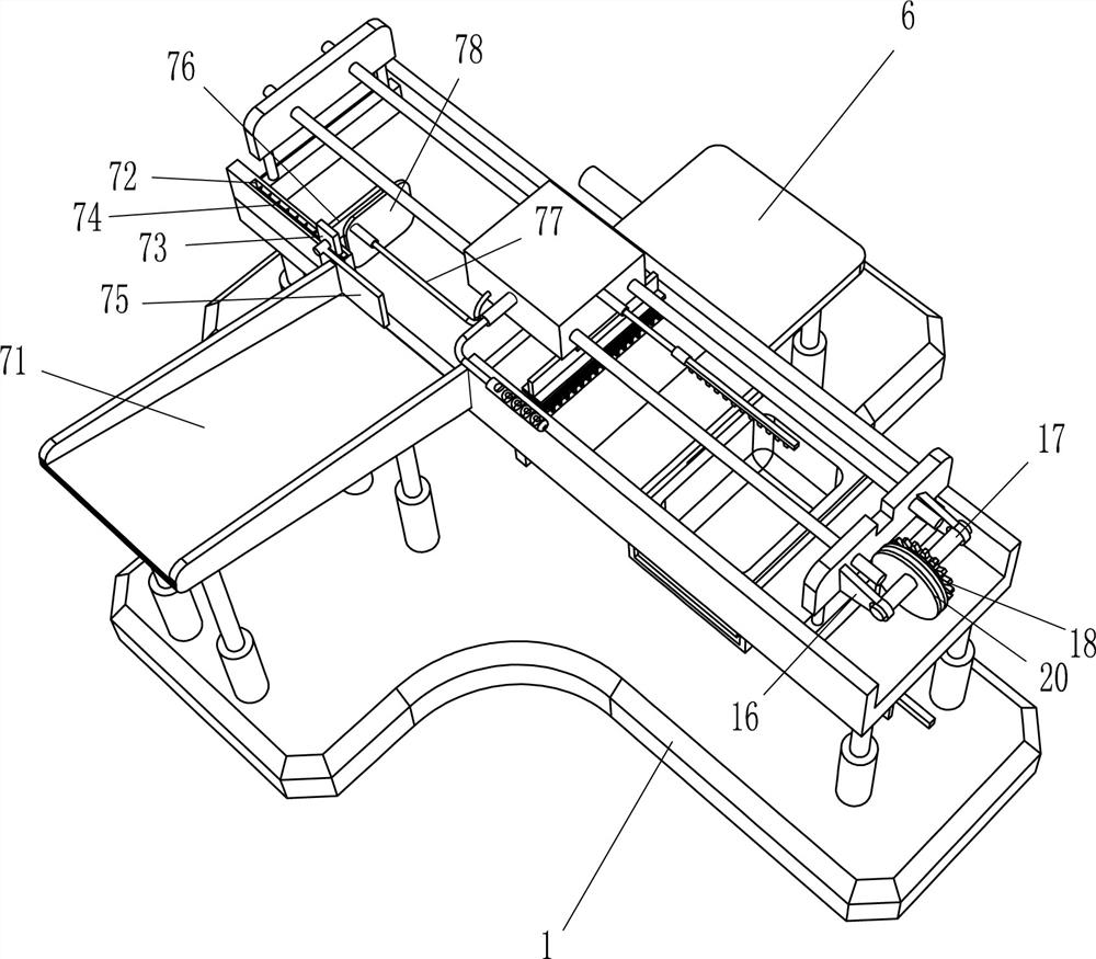 A wood surface gluing mechanism