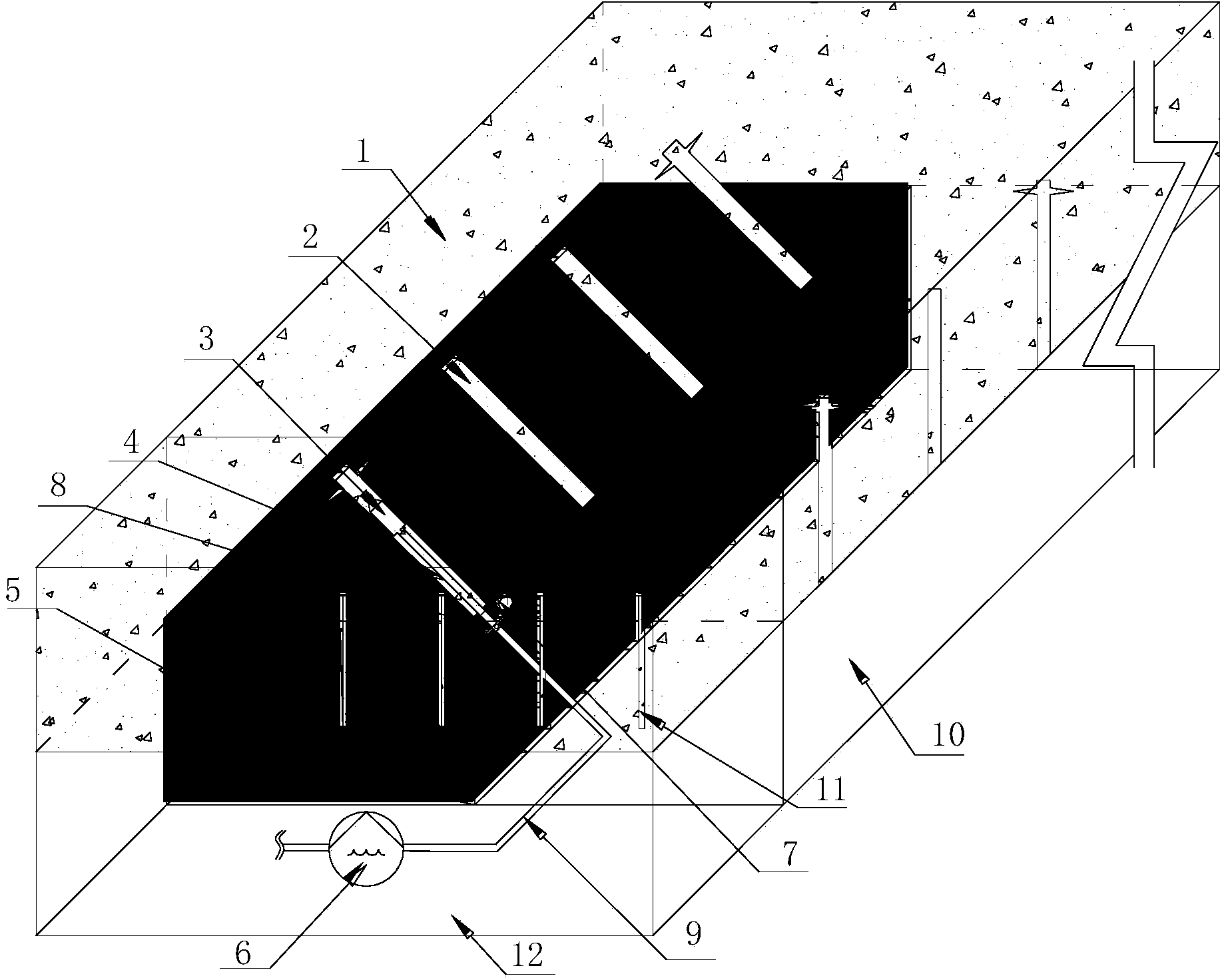 Hydraulic fracturing control method of cut tight roof/top coal