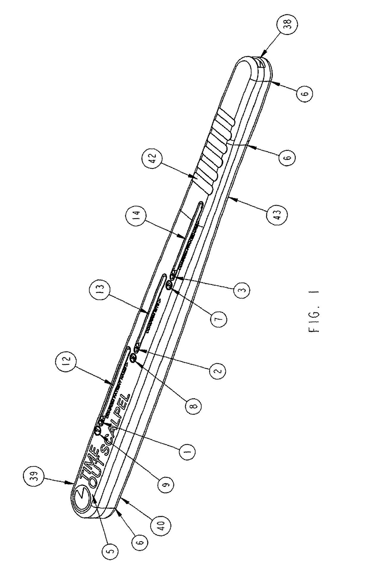 Surgical scalpel handle assembly system and method for requiring a verification process performed prior to and during surgery using actuators to unlock and engage blade holder in ready for cutting position