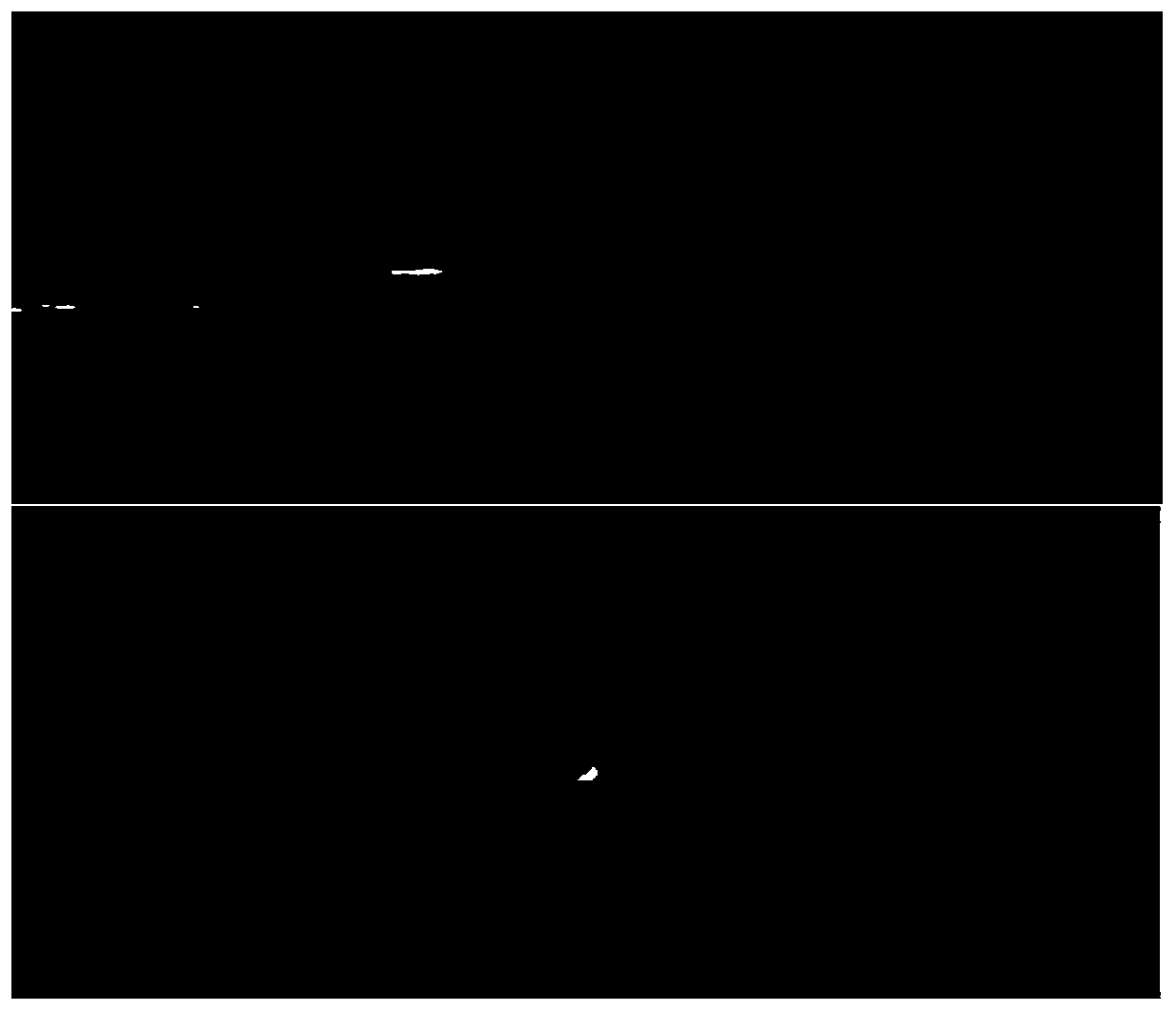 Weak and small moving target detection method based on superpixel adjacent frame feature comparison