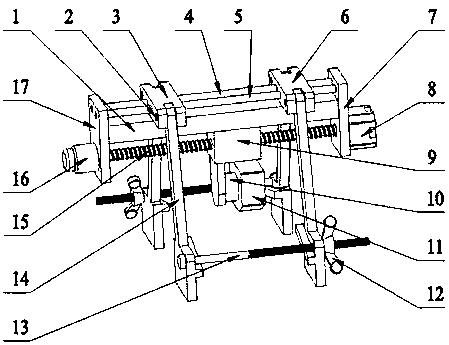 Non-contact detection device and detection method for abrasion condition of groove of elevator traction wheel