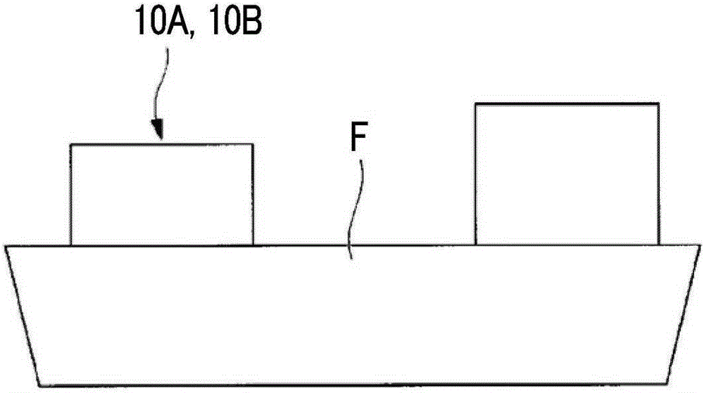 Gas turbine combined cycle facility and water-surface facility