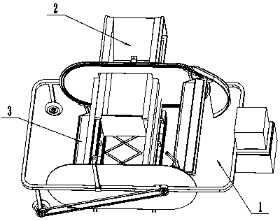 Circulating automatic tipping bucket sweeper