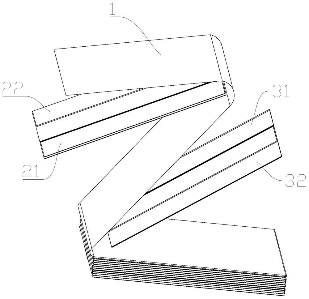 Battery cell with laminated structure and high-voltage lithium battery