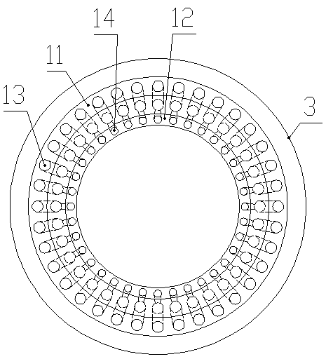 Polylactic acid color masterbatch spinning assembly