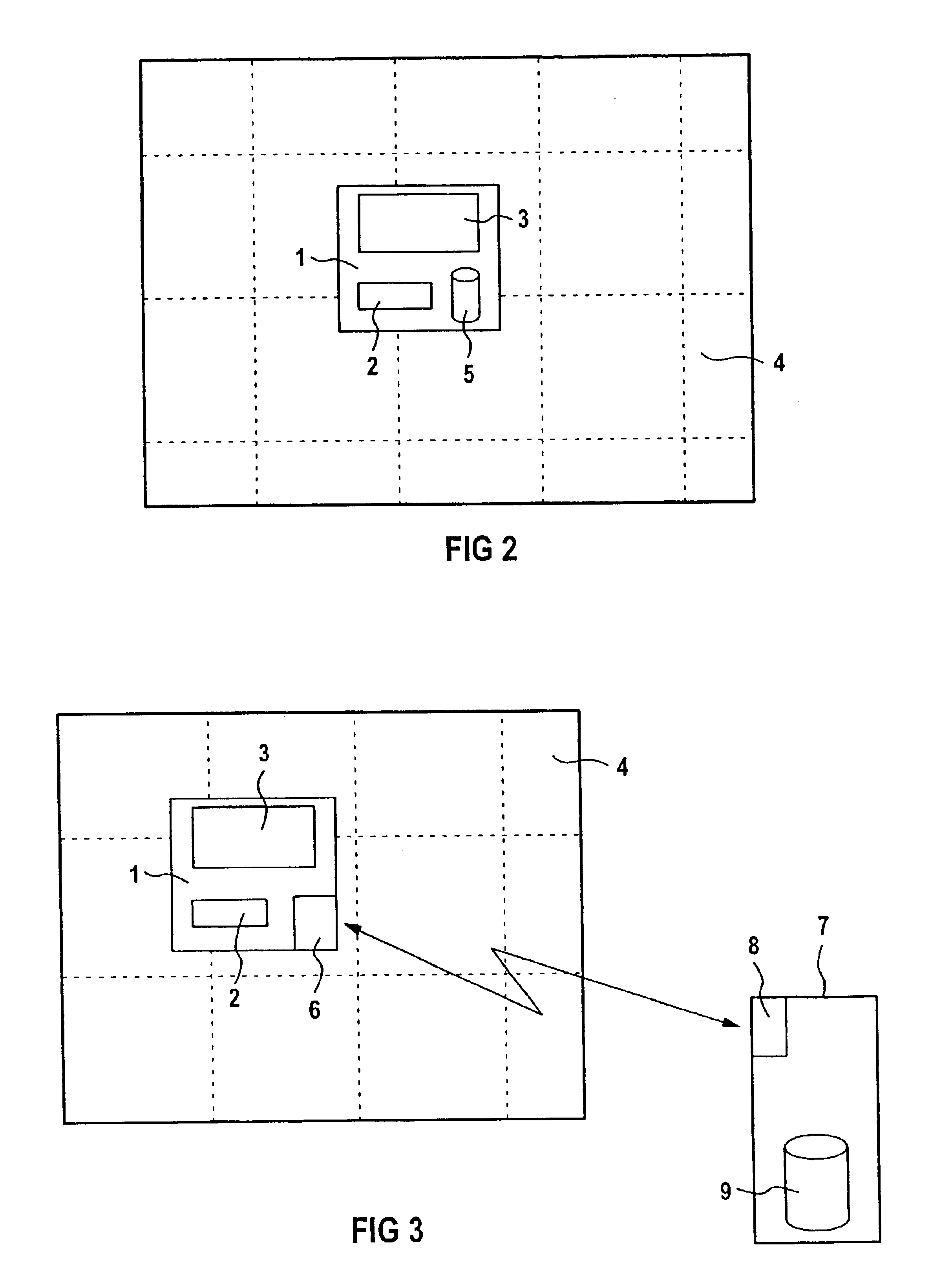 Device for position-dependent representation of information