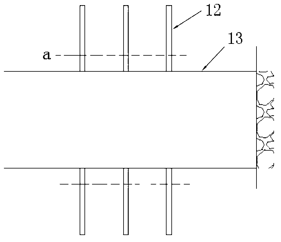 Pressure relief method of coal bed high-pressure waterpower bedding drilling and cutting