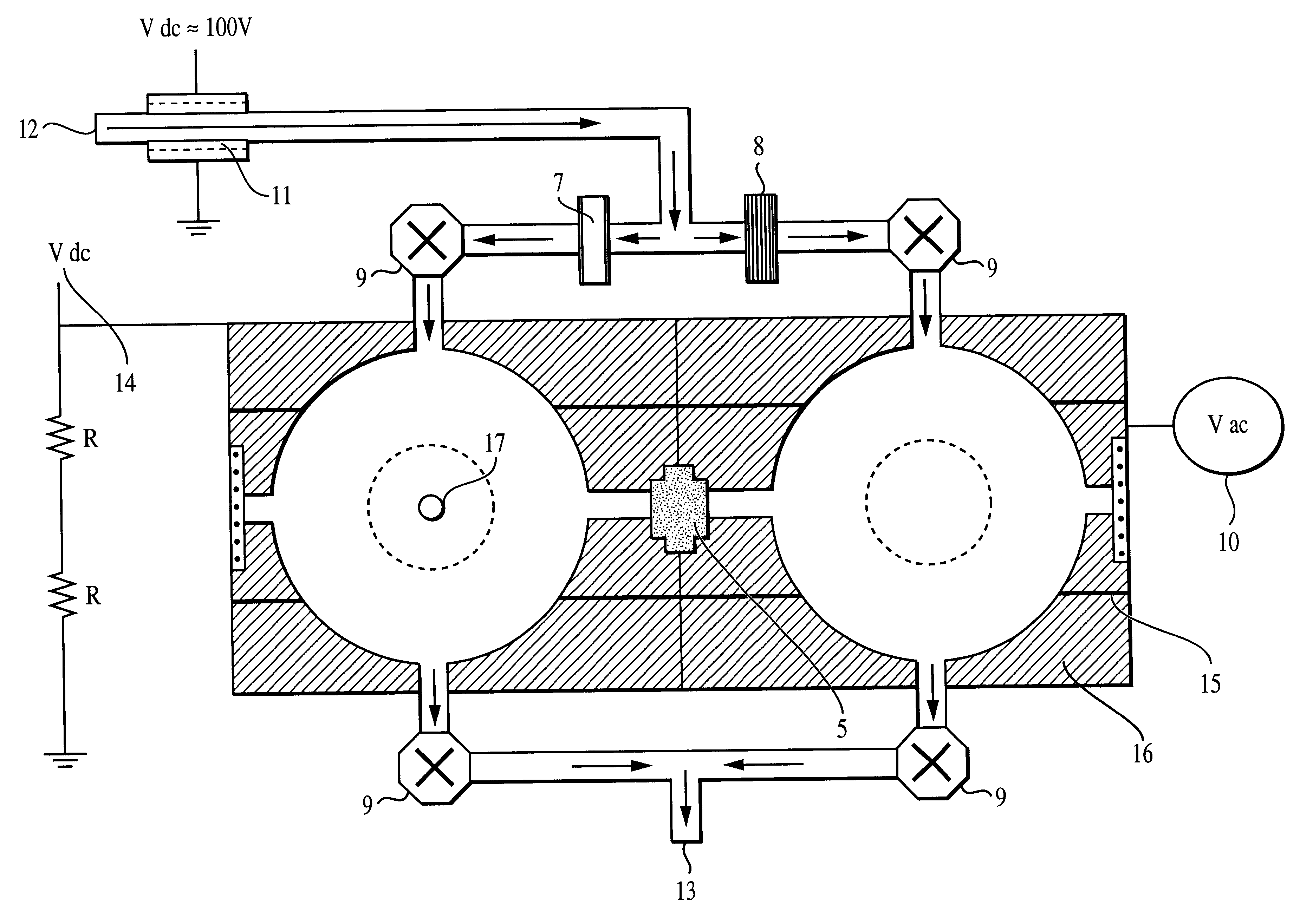 Single particle caloric absorption spectrometer