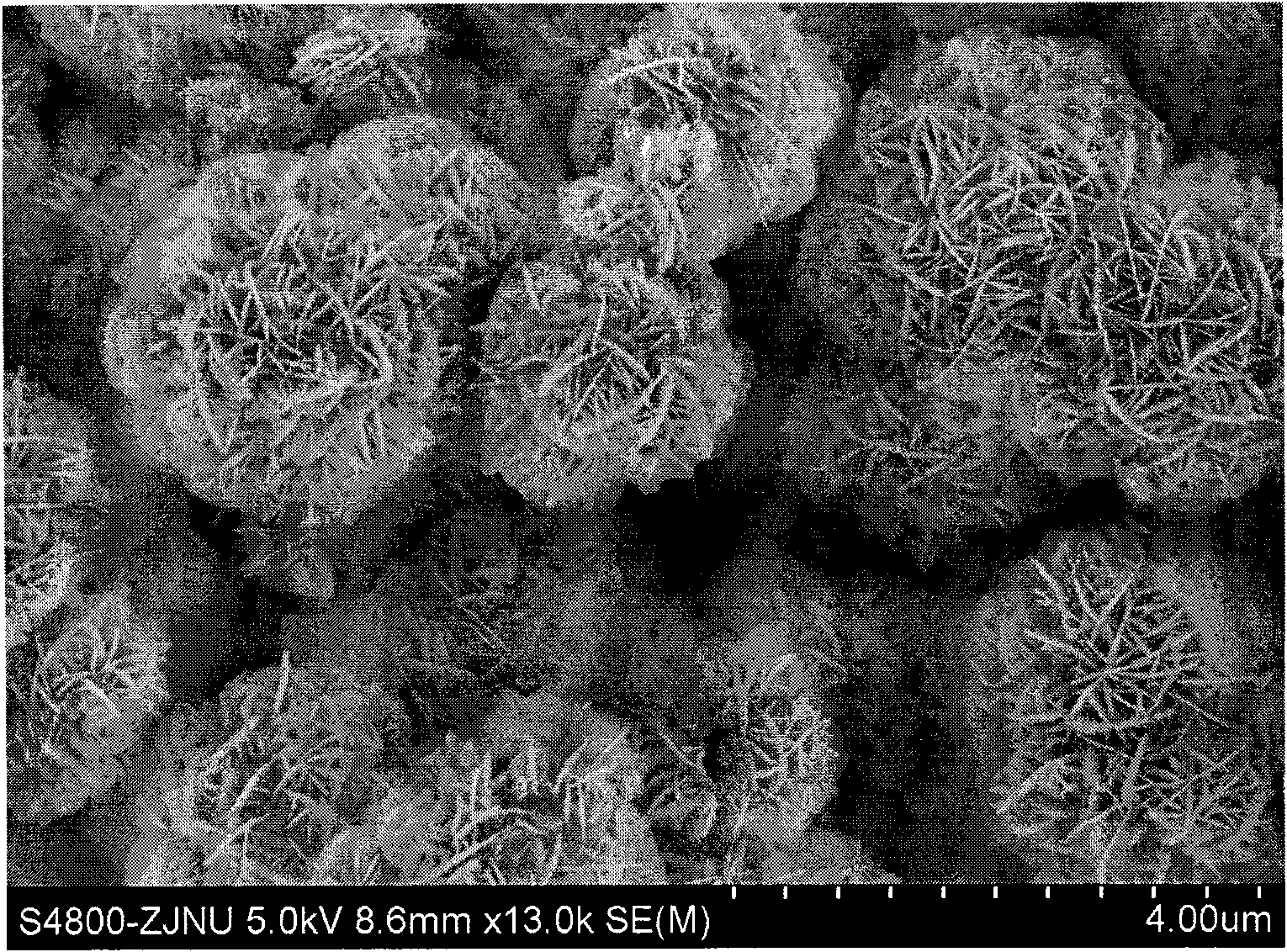 Rapid and simple preparation method of nano-zinc oxide