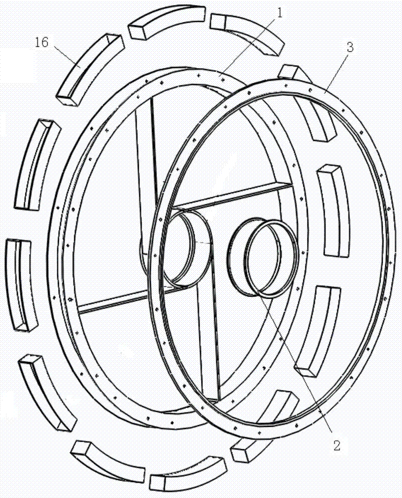 Space camera secondary mirror support structure