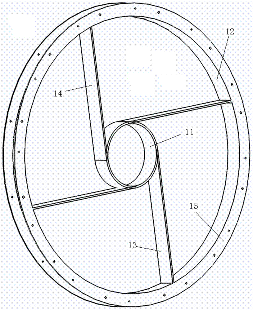 Space camera secondary mirror support structure